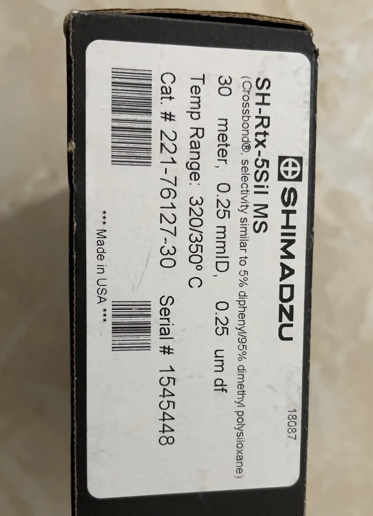 Shimadzu Gc Column … - image