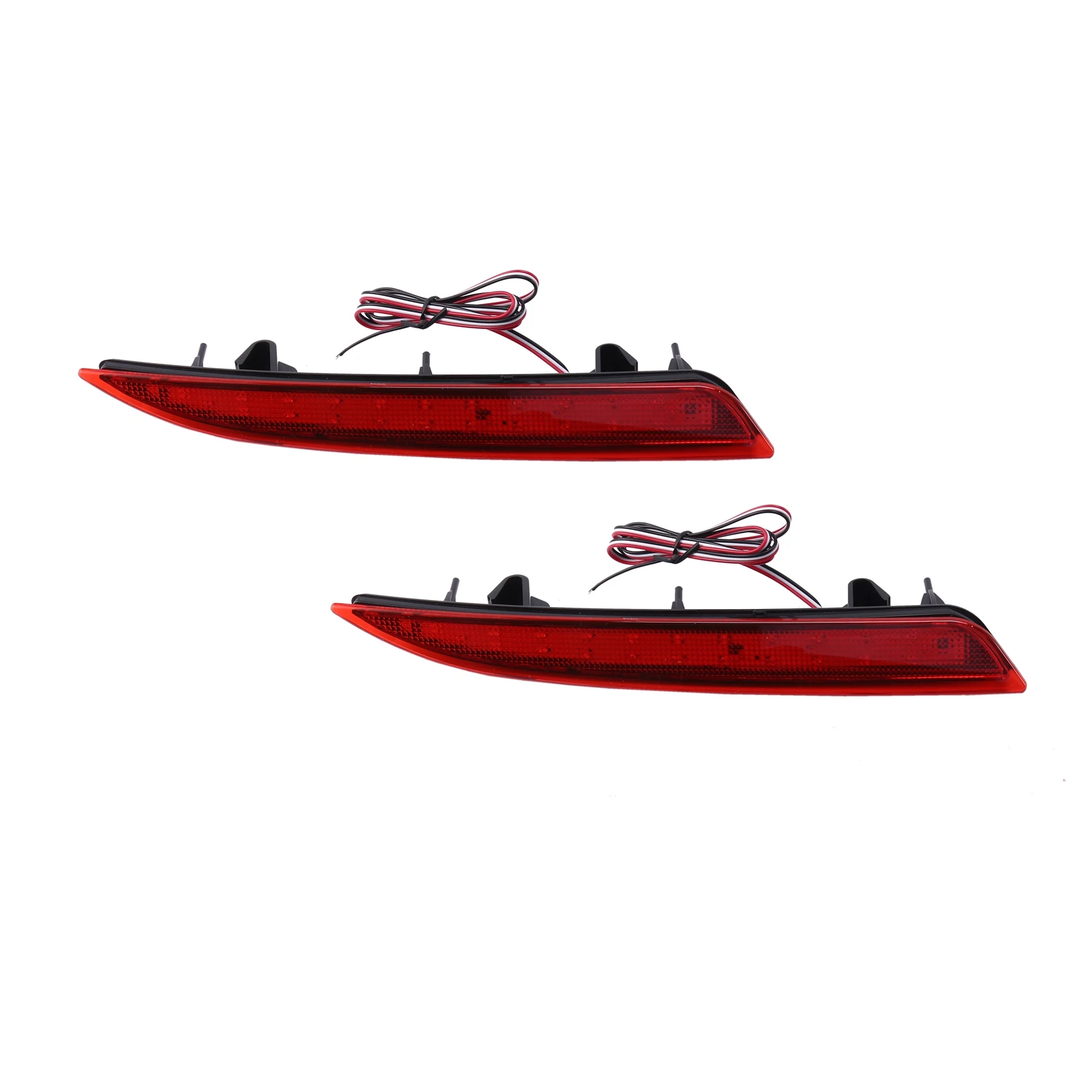 Durable 1Pair LED Rear Bumper Reflector Tail Led Light Brake Stop Lights Reversing Lamp For OPEL Vauxhall For Astra J 09-15