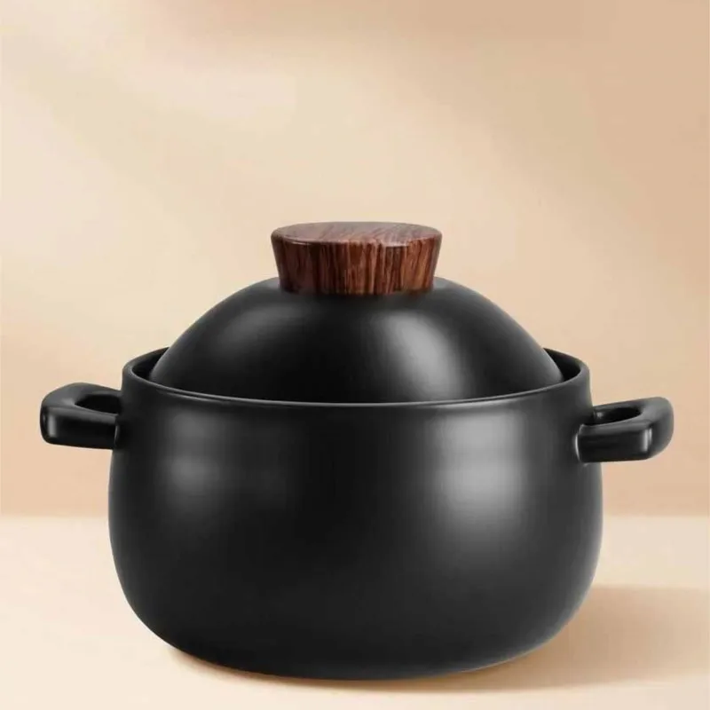 Taji Clay Pot Stew Pot Home Gas Ceramic Pot Gas Stove Special Dry Burning Non Cracking High Temperature Resistant Soup Pot ZJ313
