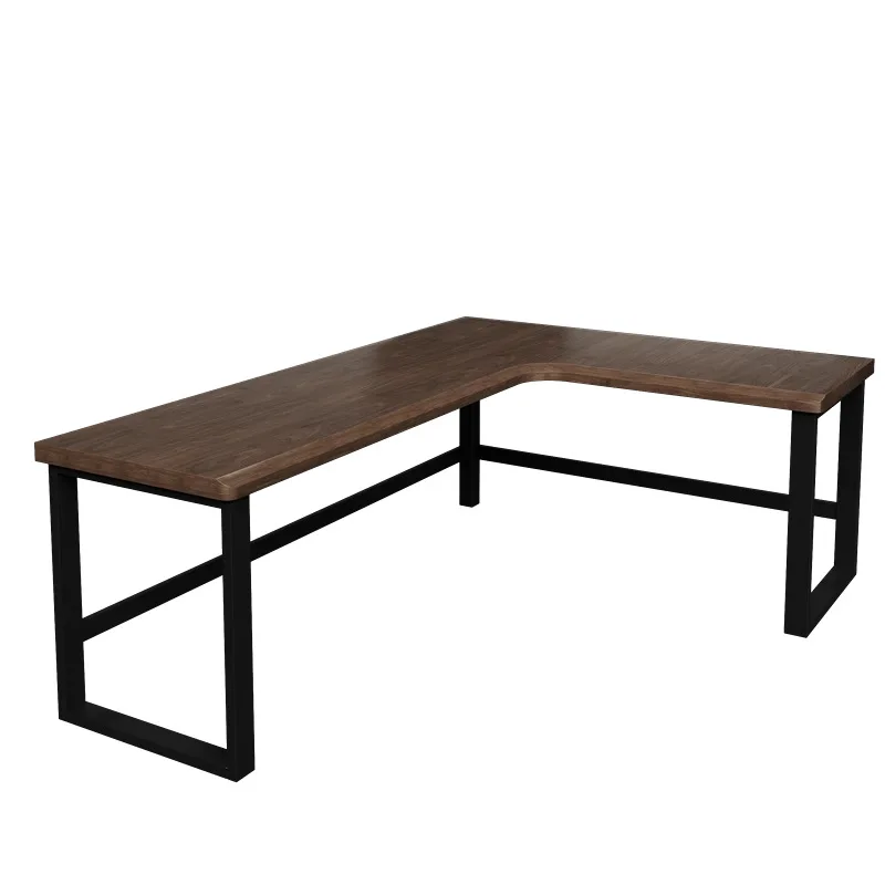 Window sill corner solid wood study desk student writing table home bedroom wall corner L-shaped computer