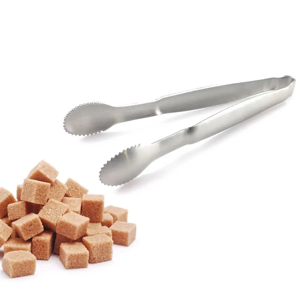

2Pcs StainlessSteel SugarTongs IceClips MiniServing KitchenAppetizers GildedNonRusting DurableSafe DishwasherFriendly