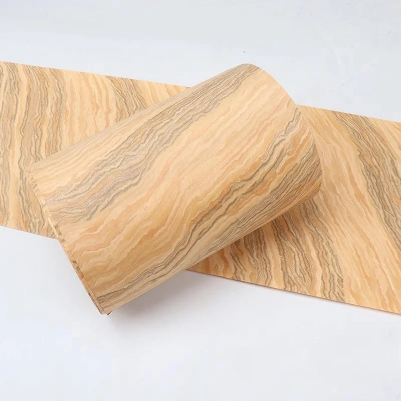 Stone Patterned Wood Veneer Desktop Guitar Decoration Veneer size30x250cm T0.25mm