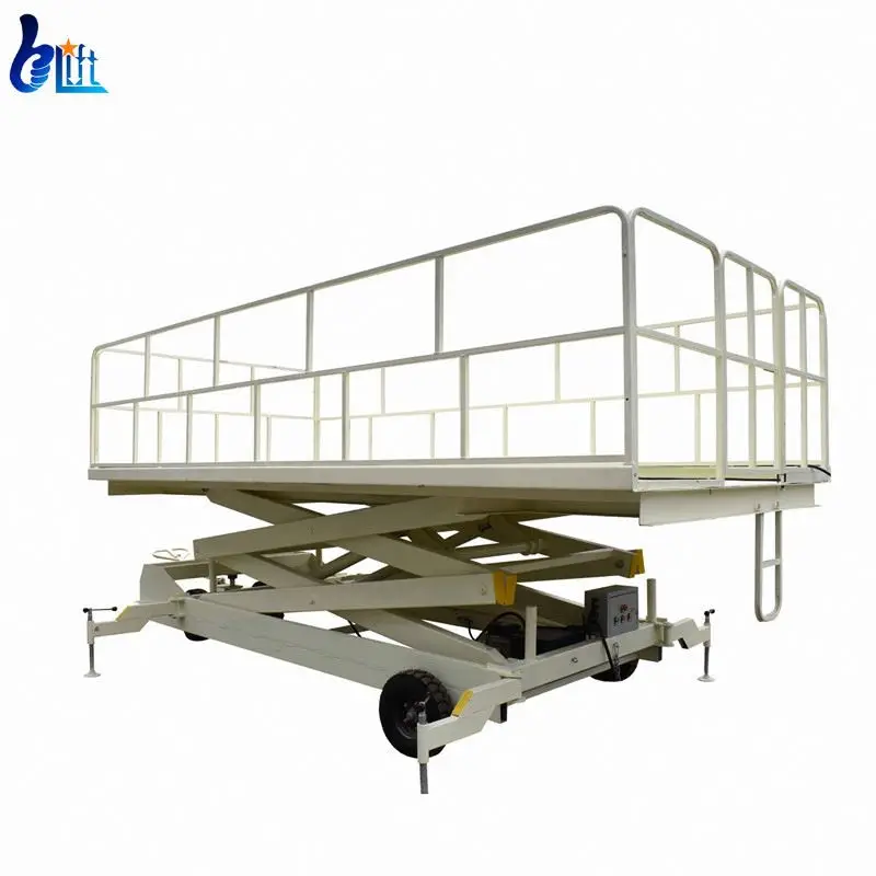 High Quality Portable Yard Ramp Container Loading Dock Leveler Mobile Dock Ramp for Forklift