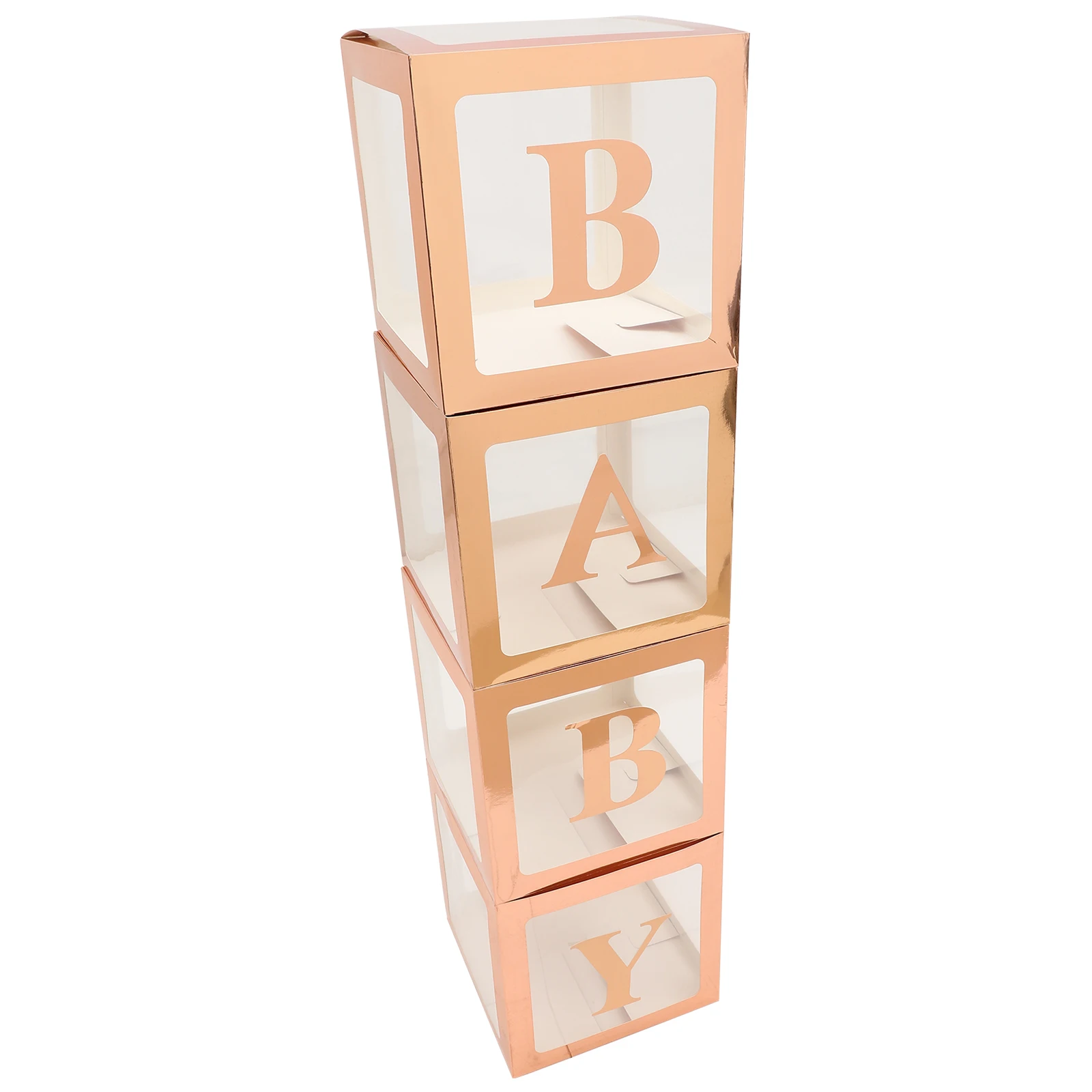

Balloon Boxes Baby Shower Decorations Paper Reusable Party Supplies Girls Boys Birthday Celebrations Balloons Box