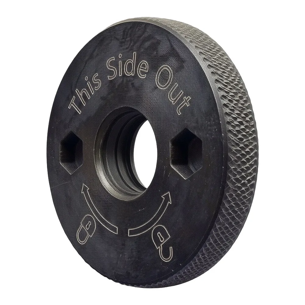 Replacement Flange Silver Angle Grinder Flange Metal Outer Flange Rubber Sealing Ring Double Sealing Structure
