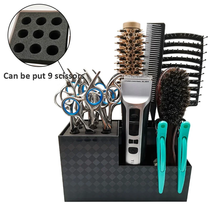 

Barber Case Tools Box Hair Combs Clip Salon Sissors Organzier Hairdressing Tools Storage Box Professional Barbershop Accessories