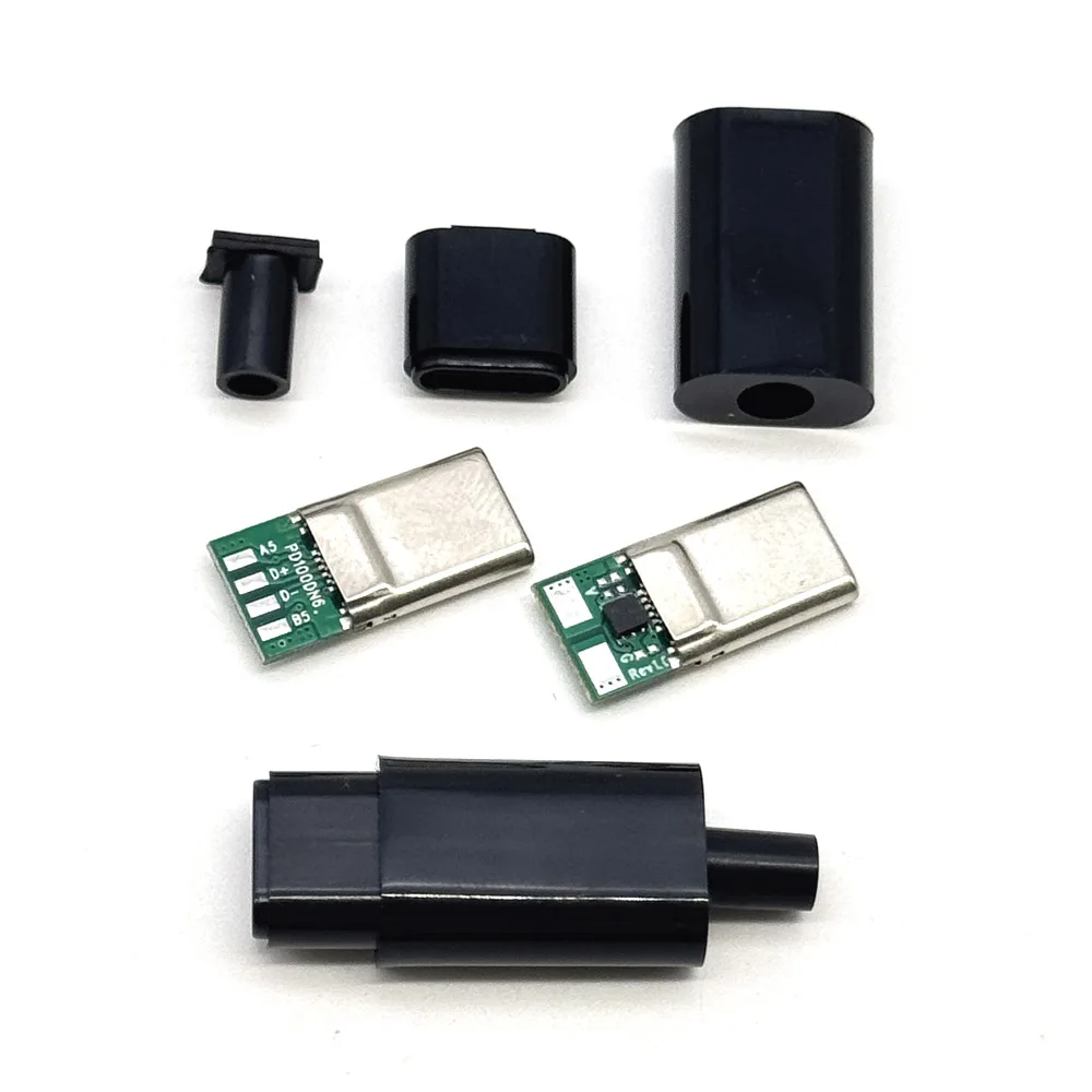Wtyk męski 16P TYPE-C PD 240W 5A 50V Szybkie Ładowanie Złącze USB z Płytą Drukowaną do Lutowania Interfejs Linii Danych DIY Akcesoria do Kabli Danych — zdjęcie produktu 5