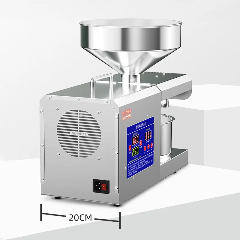 جهاز الضغط البارد للزيت الأوتوماتيكي آلة زيت الضغط البارد مستخرج زيت بذور عباد الشمس عصارة ضغط زيت جوز الهند