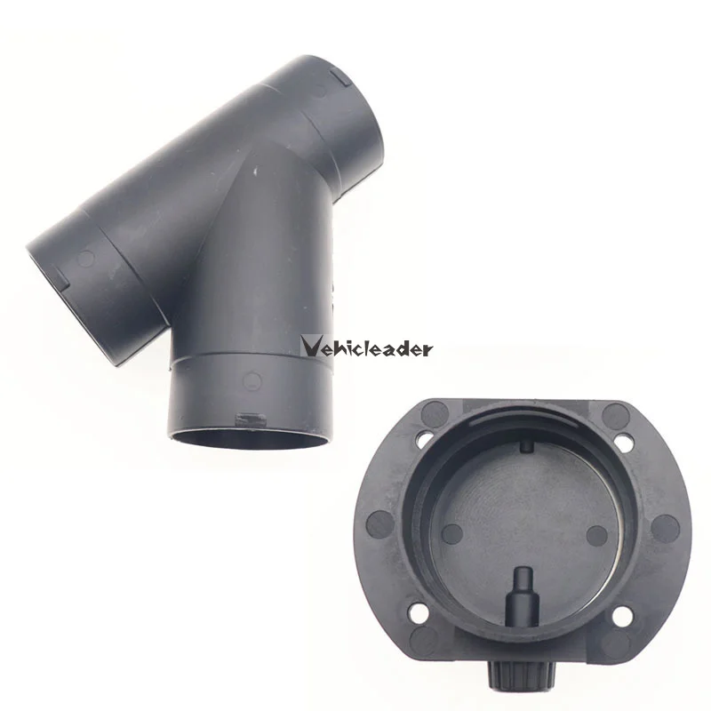 60mm/75mm Y Branch T Piece Air Vent Ducting Outlet Connector For Webasto Air Diesel Parking Heater Exhaust W/Regulating Valve