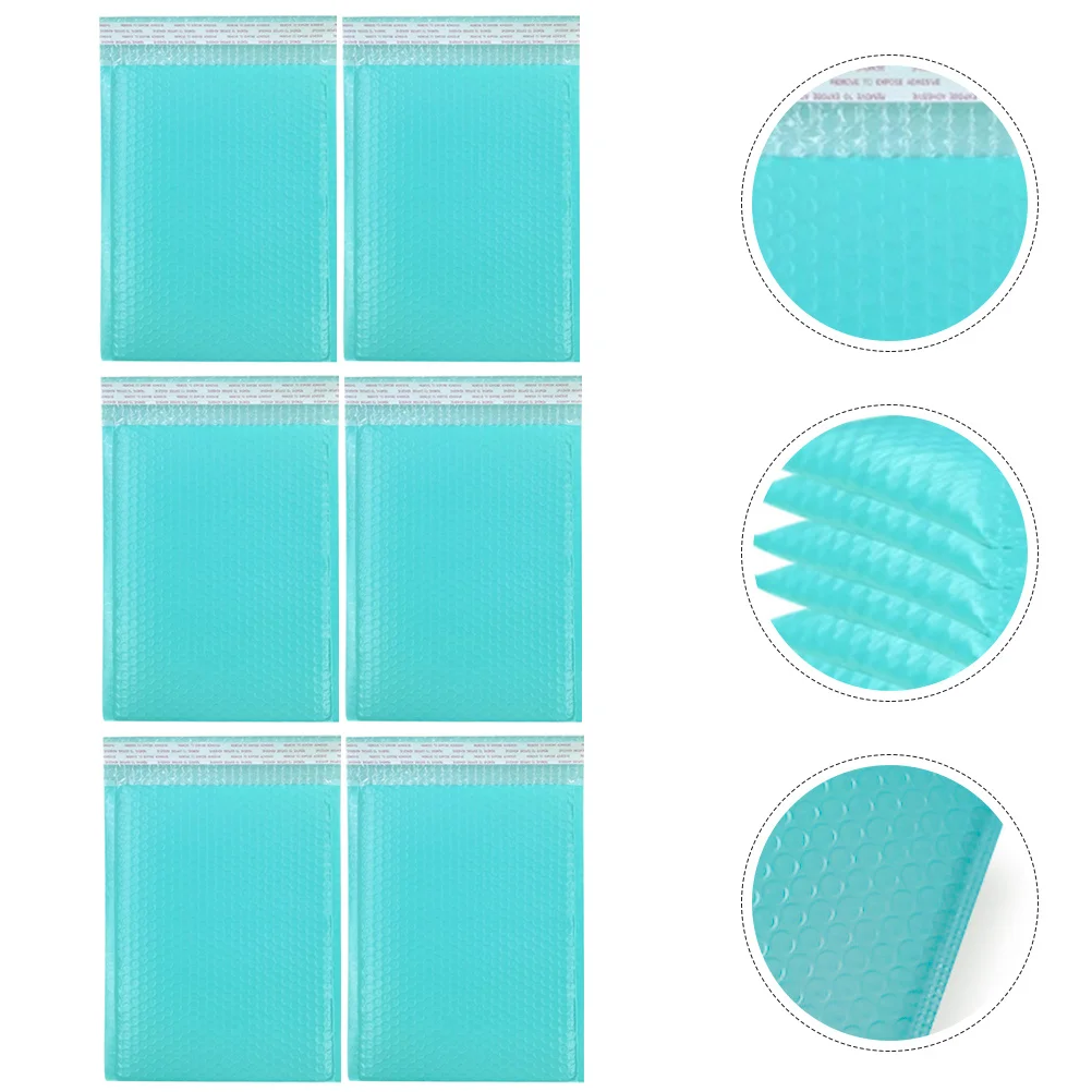 50 قطعة فقاعة الارسال الذاتي الختم أكياس شحن البولي ايثيلين مقاومة للثقب مقاوم للماء خفيفة الوزن لتغليف الأعمال الصغيرة