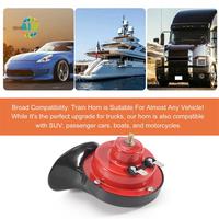 A11F-300DB 12V Universal Electric Snail Train Horn Super Loud Waterproof Horns Siren For Motorcycle Car Truck SUV Boat