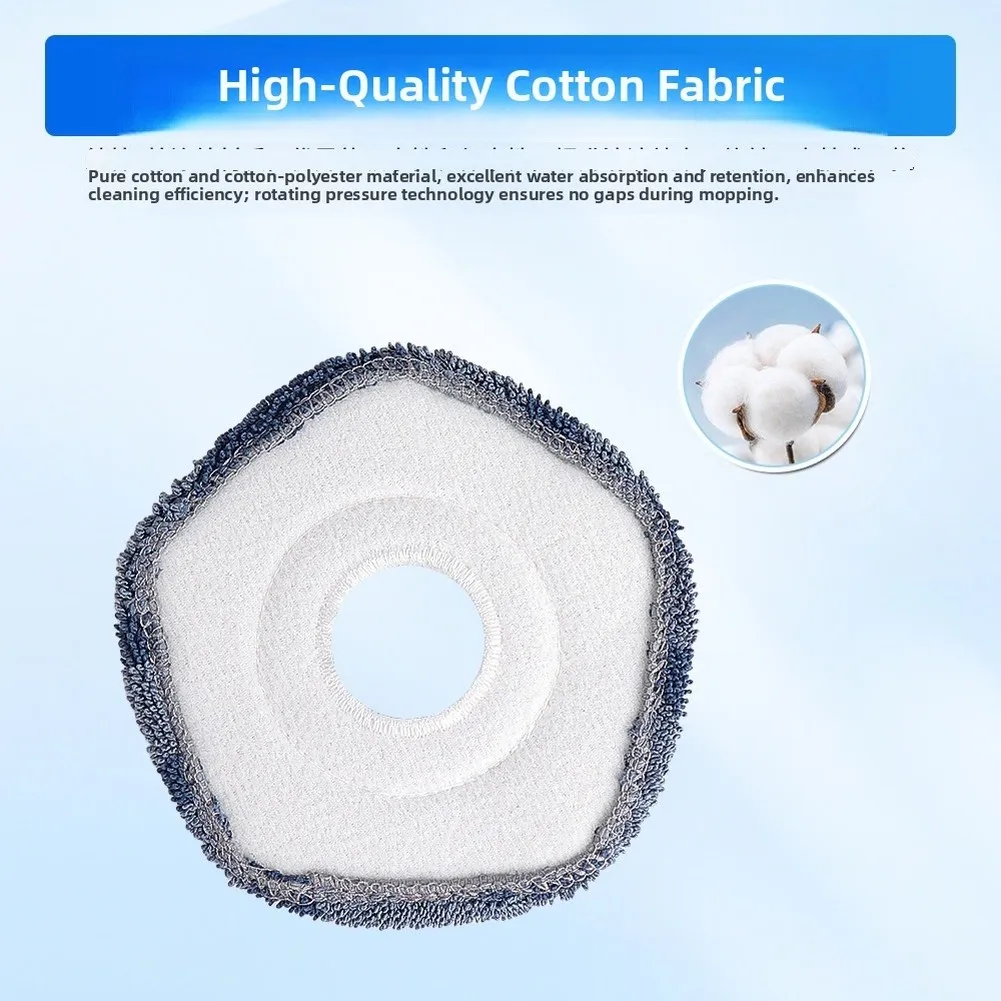 Mop Cloth Pads For Eufy For X10 Pro For Omni For X9 Pro Vacuum Cleaner Part Mop Pad Mop Rags Parts Replacement