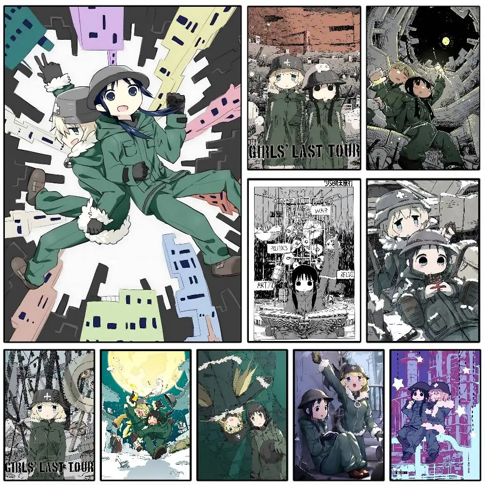 Anime G-Girls Last Tour Poster HD Sticky Wall Waterproof Home Living Room Bedroom Dorm Bar Aesthetic Decoration