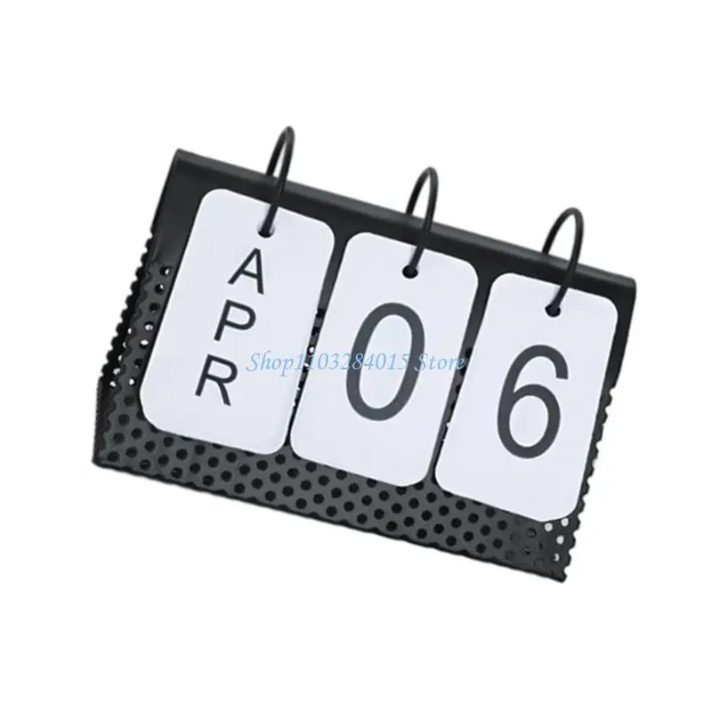 R6FF -Dauerkalender -Tabletop -Kalender mit Tagesmonat -Displays
