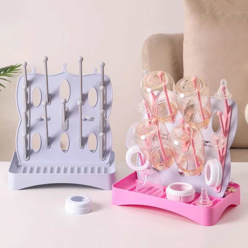 Baby bottle draining rack, convenient drying rack, storage rack, hanging draining device, baby water cup drying stand