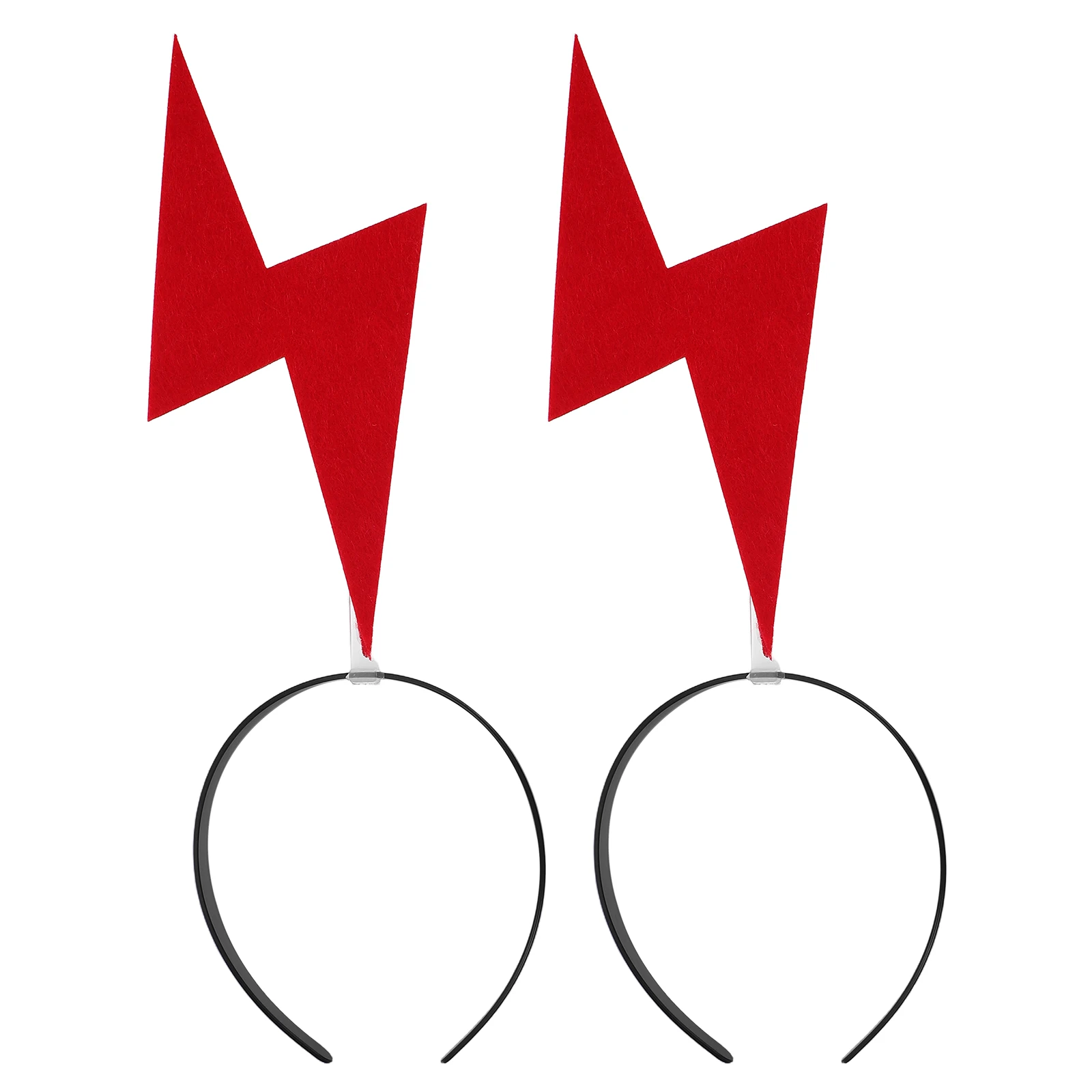 

2pcs Flash Boppers Headband Funny Hair Hoops Holiday Carnival Birthday Party Accessories Girls Women Red Sparkle