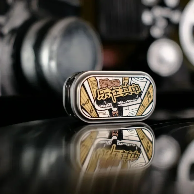 

01EDC Feel Push Slider 02EDC Механический компактный трек Металлический слайдер Fidget EDC Непоседа Игрушки для взрослых