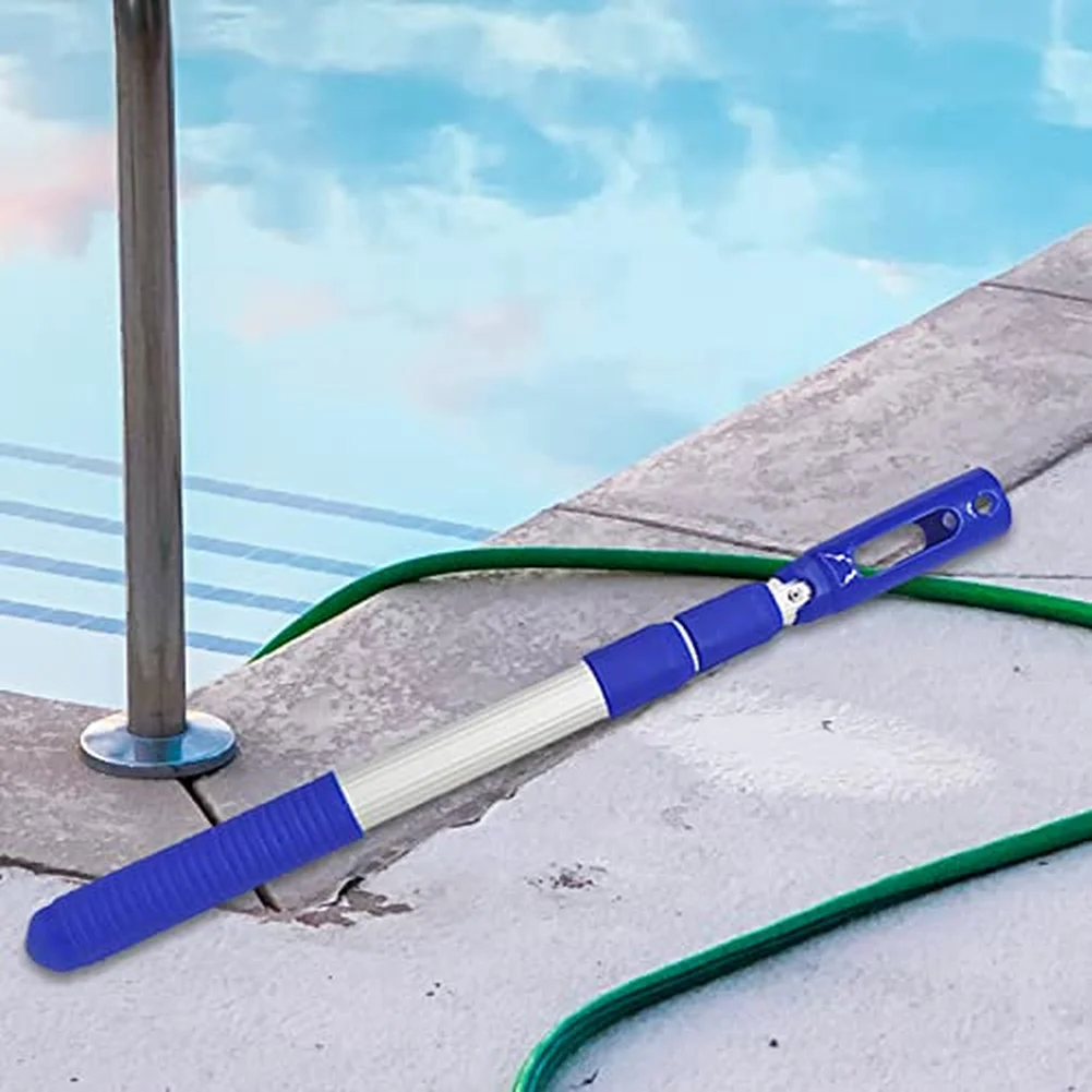 For Cleaning Brushes Telescopic Pool Pole For Thorough Pool Cleaning Lightweight Aluminum Alloy Effortless Extension