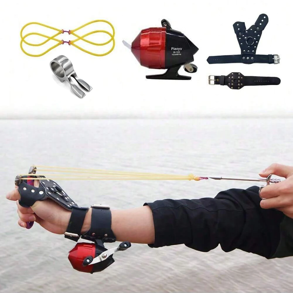 

1set Outdoor Slingshot Accessory Package for Hunting and Fishing, Specialized Shooting Practice and Competition Kit