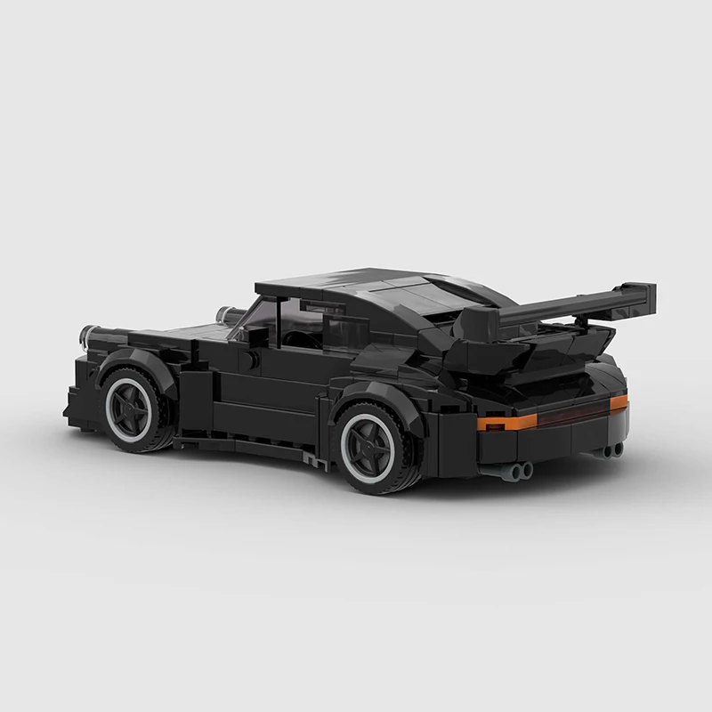 Techniczny Czarny Samochód Sportowy Wyścigowy Miejski Pojazd Wyścigowy Moc Klocki Konstrukcyjne Supercar Zabawki Edukacyjne Dla Dzieci Prezent