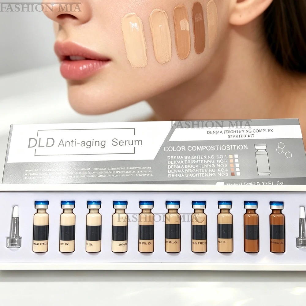 Korea 5ml Semi-Permanent BB Cream Glow Ampoule Starter Kit Niacinamide Brightening Foundation Concealer Moisturising Beauty Skin