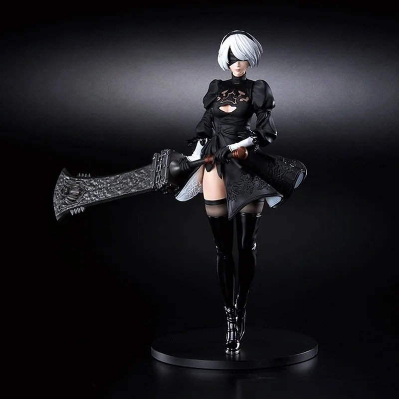 SQUARE-ENIX Original:GAME NieR:Automata 2B 18cm PVC Action Figure Anime Figure Model Toys Figure Collection Doll Gift