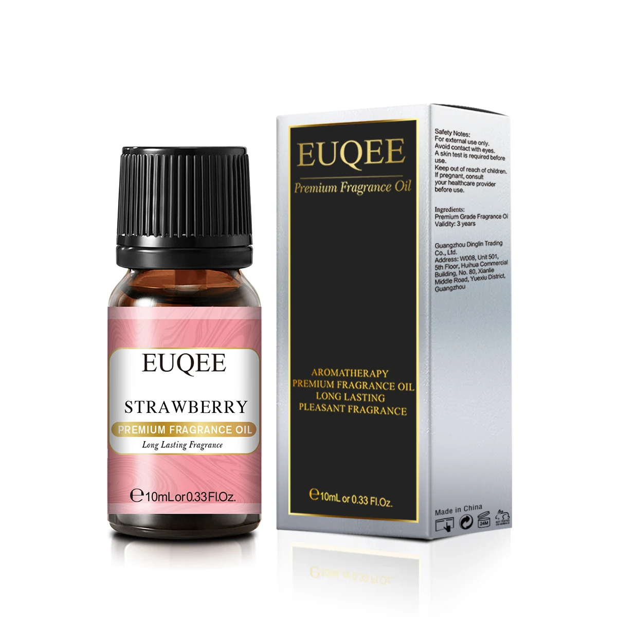 EUQEE TOP 8 Sweet Fragrance Oils Set - Apple Mango Strawberry Cherry Coconut Pineapple Litchi  Peach Fragrance Oil (10ML)