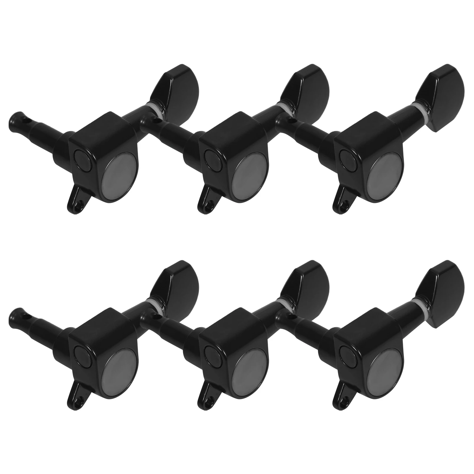 

6Pcs Guitar Tuning Pegs Keys Fully Enclosed for Electric Acoustic Guitar Accurate Stable Tuner Replacement Accessories