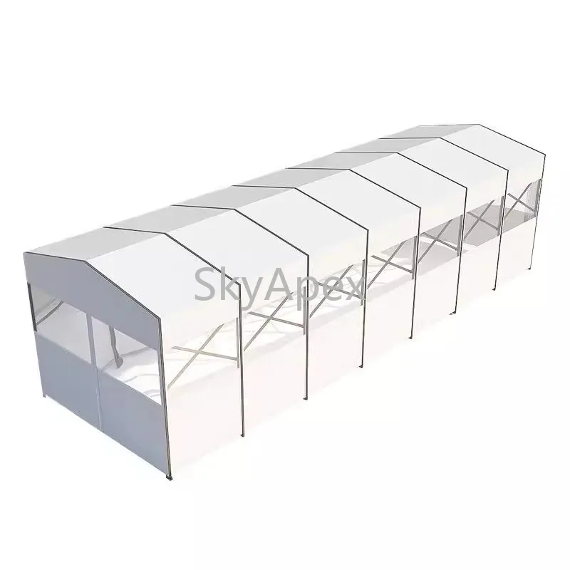 

Custom Size Retractable Rain Canopy 6063 T6 Aluminum PVC Waterproof All Seasons Outdoor Indoor Events Exhibitions UV Resistant