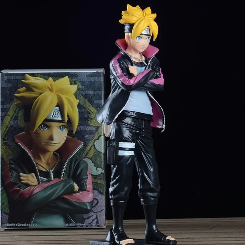 Naruto Anime Palmare Vortis Boruto Giocattolo Modello Studente Scrivania Statue e Ornamenti da Collezione Giocattoli per Bambini