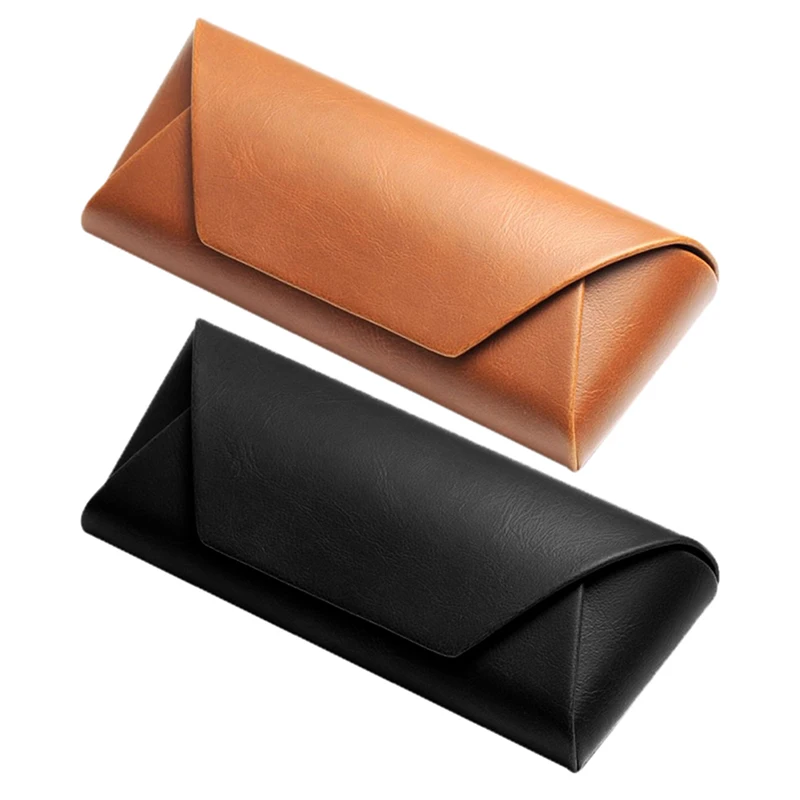 

Leather Sunglasses Case For Women Myopia Leather Glasses Case Eyeglasses Case Sun Glasses Pouch Solid Eyewear Accessories