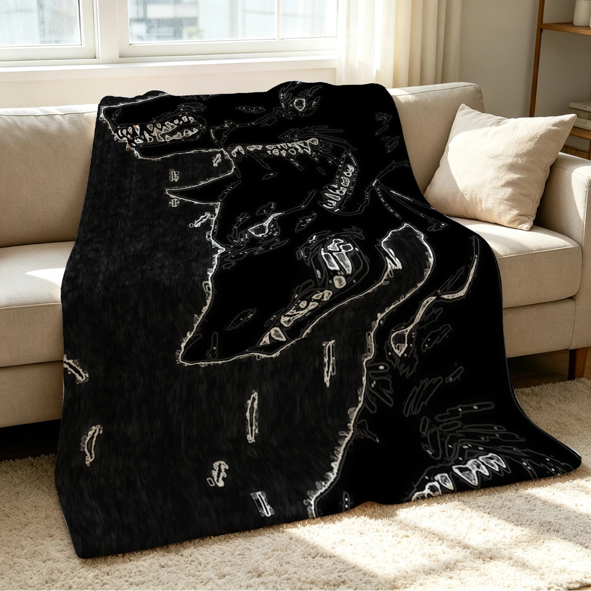 Feral Pack Blanket Soft Cozy Throw for Sofa Bed Festive Holiday Decor Gift for Kids and Adults,Lightweight and Warm