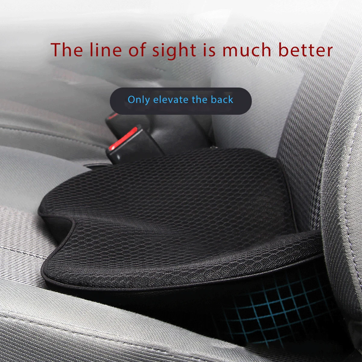 Car Seat Cushion, Mini Seat Cushion, Increased Height, Buttocks Seat Cushion, All-season Driving Seat Cushion, Car Cushion, Smal