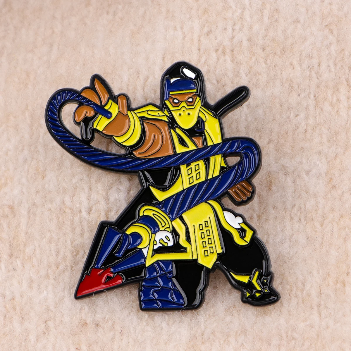 Insignias esmaltadas de juegos de calle para mochila, broches para mujeres y hombres, alfileres de solapa, joyería de moda, accesorios de Cosplay, juguetes de regalo