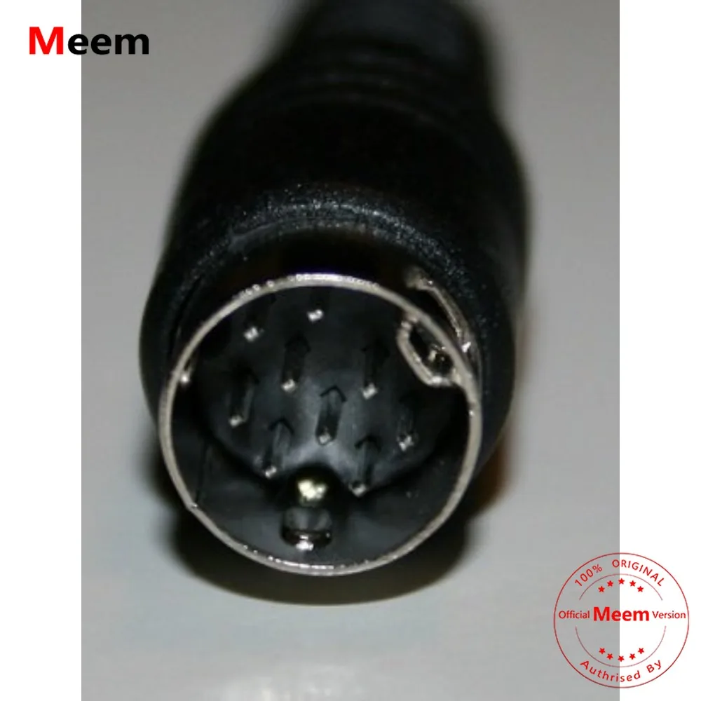 9 Pin Mini Din Minidin Male to Male 3 Foot Black Cable Type B Non Standard