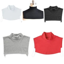 Unisex Solid Color Turtleneck Half Top Dickey Detachable Fake Collar Neck Warmer Dropshipping