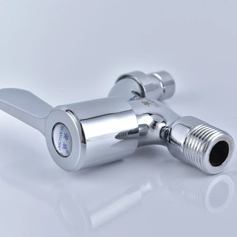 

1PCS Faucet Faucets 4-point Water Inlet Copper Alloy Fixtures Home Improvement Outdoor Plumbing Universal