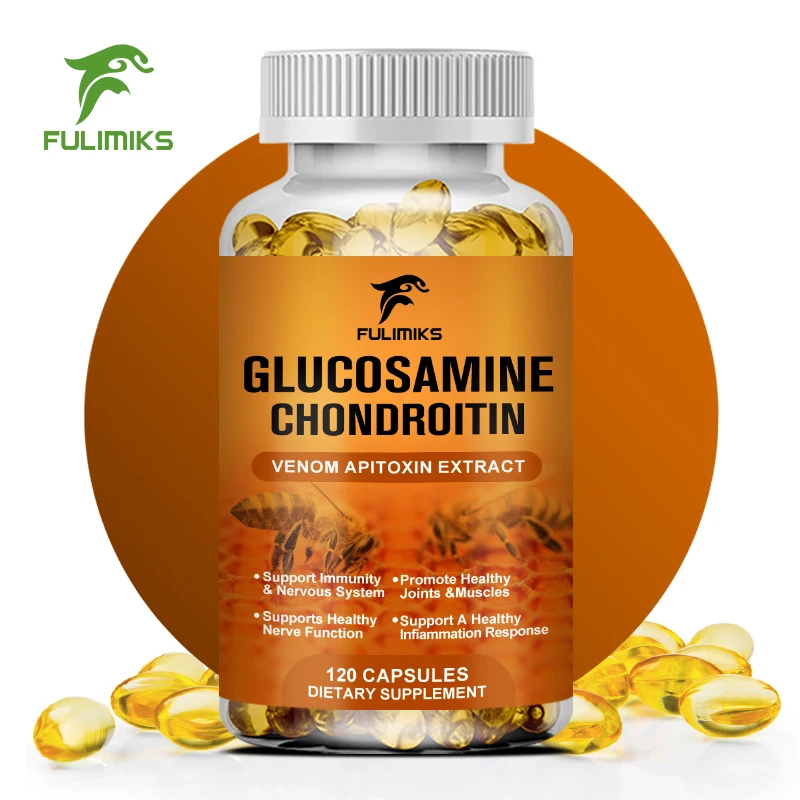 

Капсулы хондроитина с глюкозаменом и MSM Advanced Formula Joint & Cartilage, поддерживает здоровые суставы, мобильность и хрящ