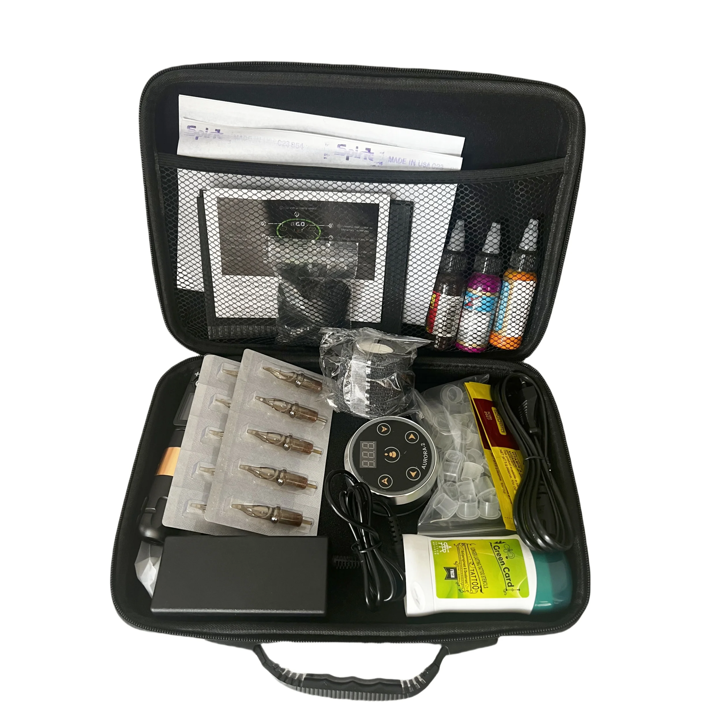 

Портативный защитный набор для татуировок, с губкой