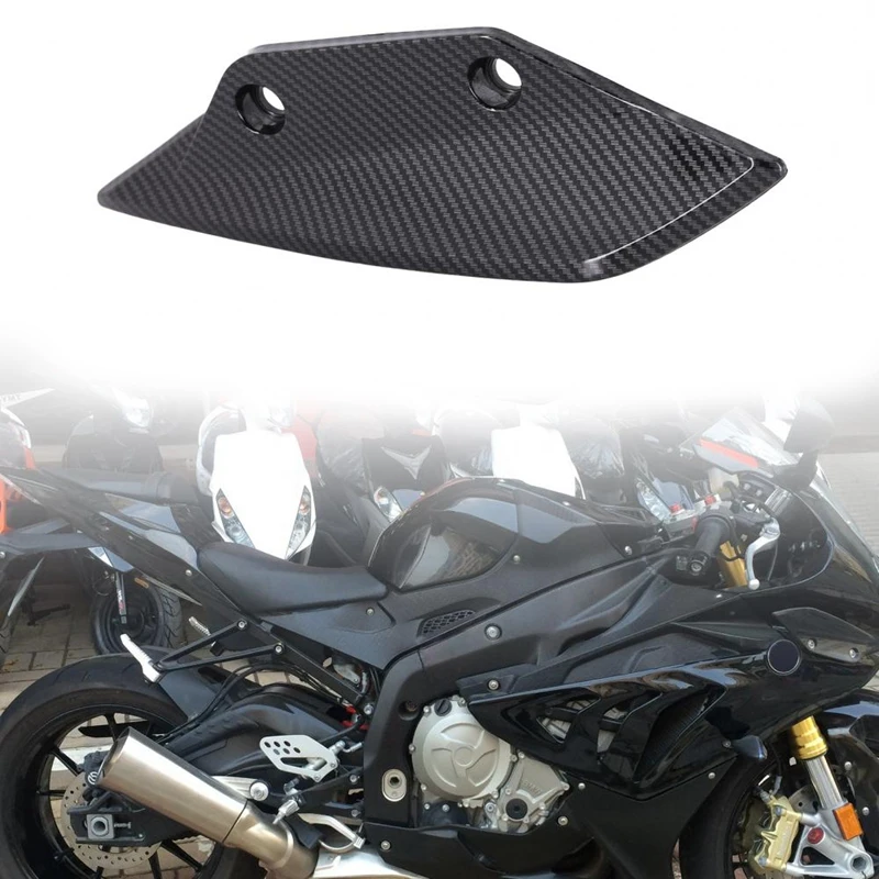 For -BMW S1000RR 2009 - 2014 Carbon Fiber Front Aerodynamic Winglets Windshield Fairing Wing Cover Panel