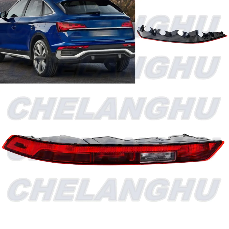 

For Audi Q5 2017 2018 2019 2020 2021 European Version Left Side Bumper Reflector Light Lamp Without Bulbs