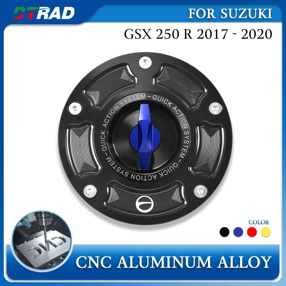 

Motorcycle CNC Aluminum Accessories Fuel Tank Cap For SUZUKI GSX 250R 2017- 2019 2020 GSX250R GSX250 R Quick Release Cover