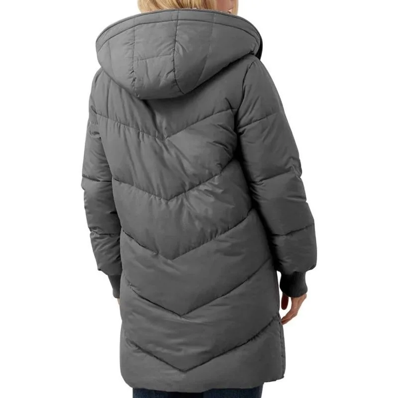 Women's Clothing Solid Warm Fleece Hooded Cotton Coat Long Sleeves Double-sided Velvet Slim Fit Elegant Cardigan Outerwear Top