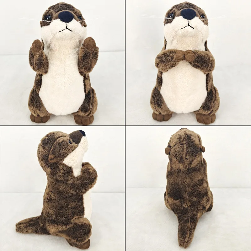 Boneca fofa lontra recheado para crianças, Soft Animal Toys, Rezar, Lucky, 20cm Rezar, Aniversário, Natal