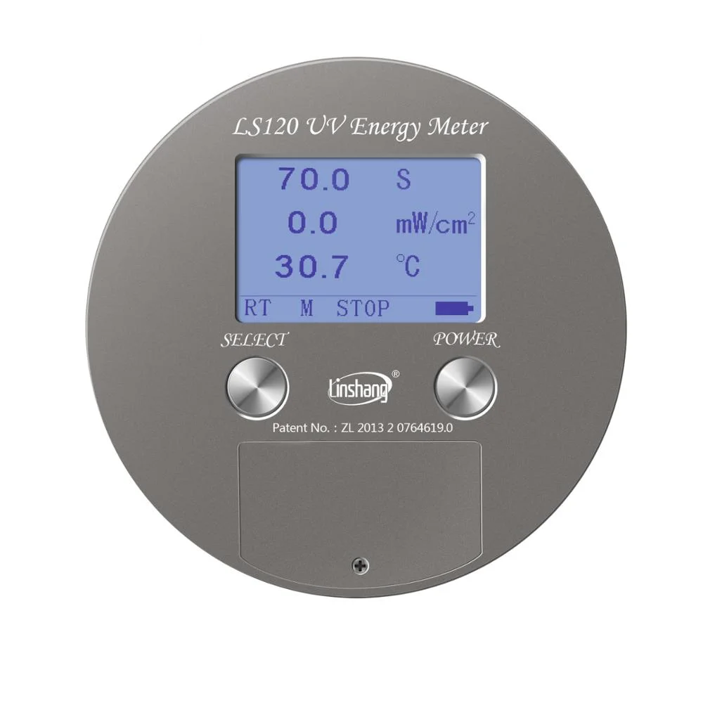 LS120 Display LCD ad alta precisione misuratore di energia UV Tester di temperatura di irraggiamento di densità di energia ultravioletta