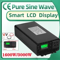 1600W/3000W DC12V/24V To AC220V Pure Sine Wave Power Supply Voltage Converter Car Solar Inverter Transformer Solar Inverter