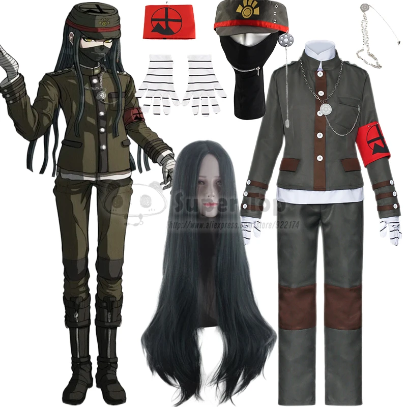 Game Danganronpa V3: Killing Harmony Shinguji Korekiyo Cosplay Costume DK JK Uniform Set Men Women Halloween Costume Outfit