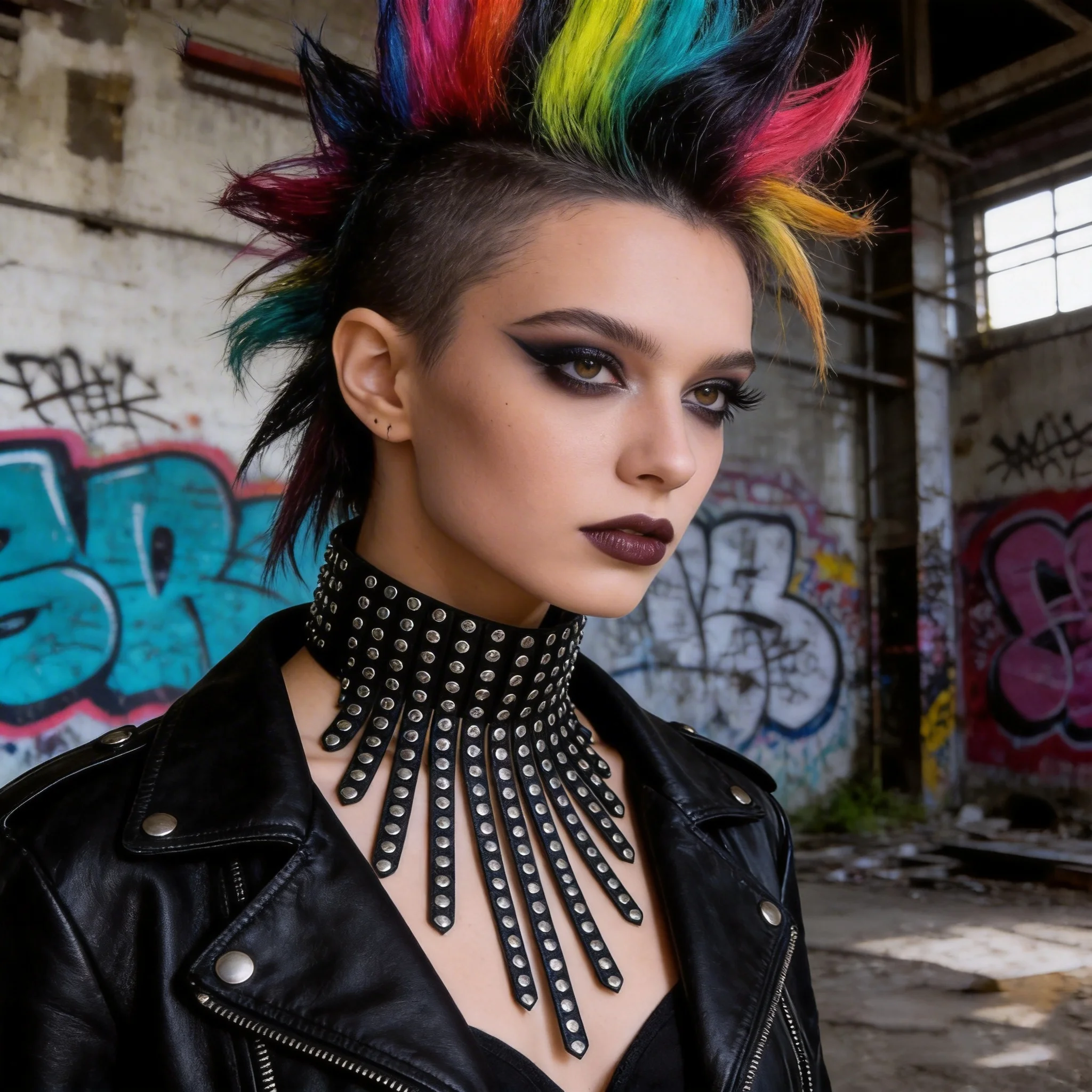 Fringe Tassel Collar Spiked Rivet Fringe Body Chain Black Leather Punk Choker Necklace Gothic Alternative Jewelry Edgy Outfits