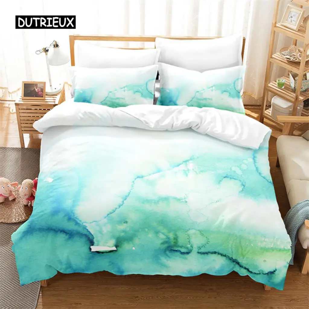 

Ink Wash Printing Bedding Set Duvet Cover Set 3d Bedding Digital Printing Bed Linen Queen Size Bedding Set Fashion Design