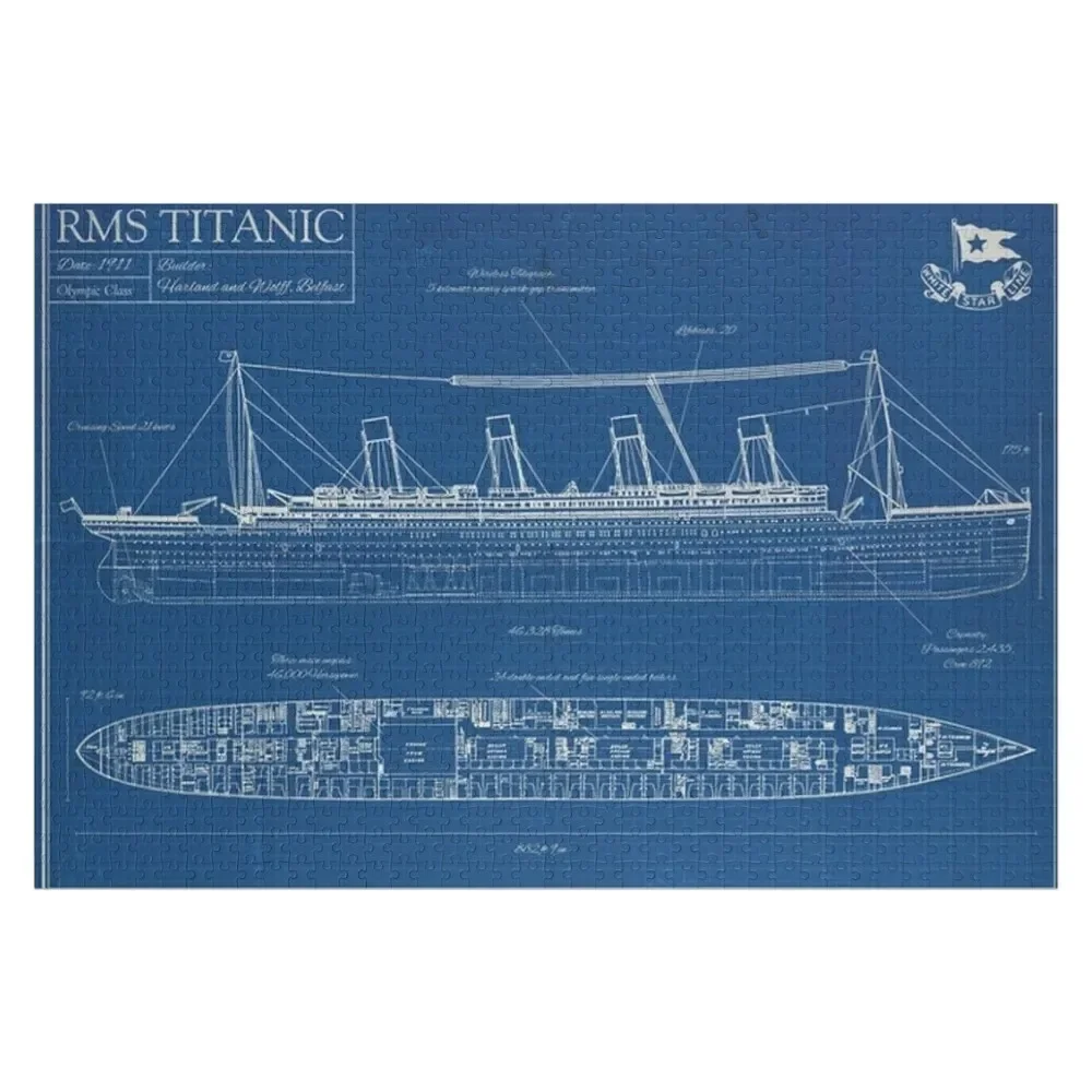 

RMS Titanic Jigsaw Puzzle Wood Animals Baby Toy Puzzle